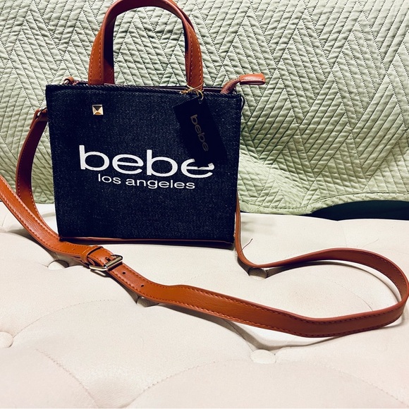 Bebe Rian Canvas Satchel - Picture 5 of 8